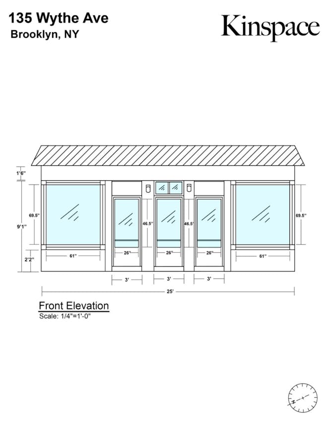 Creamy Retail Space - Williamsburg - Space "B" - Image 2