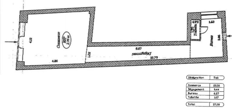El�gant espace situ� au c?ur du 7�me arrondissement. - Image 3