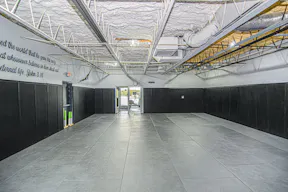 Huge Open Room set up with Floor & Wall Mats Perfect for a fitness or martial arts class or open meeting or anything you can think of. - Image 0