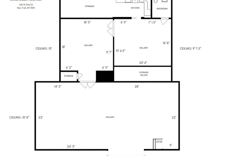 Ground Floor - Spacious Chelsea NYC Gallery Space - Image 3