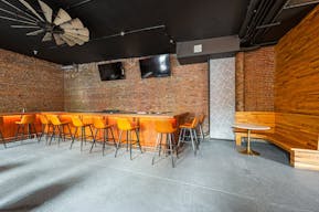 Spacious, Private Luxe Lounge w/ Exposed Brick & Woodwork - Image 4