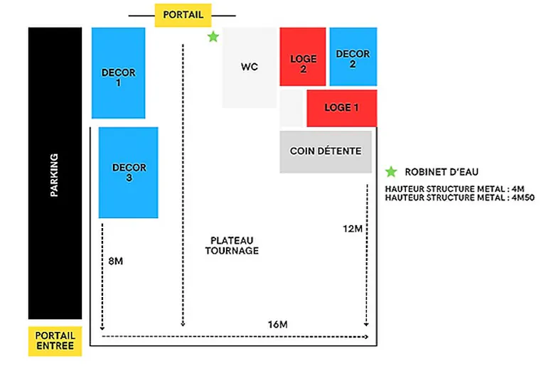 Décor/Lieu de tournage: Entrepôt 350m² - Image 1