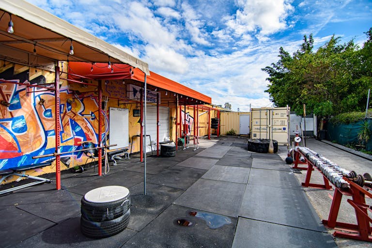 Huge Private Outdoor Space with graffiti & lots of color & character available for many uses - Image 4