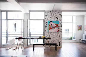 Galerie Loft en �tage avec vue sur les toits de Paris - Image 0