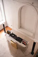 Gorgeous Authentic NYC Loft with White Brick and 15' Ceilings with Vinyl DJ Console - Image 15