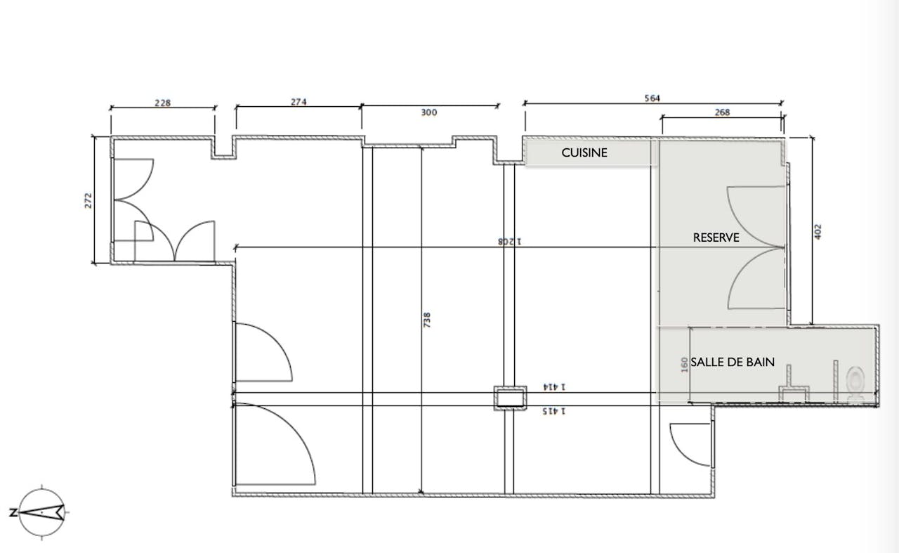 Galerie Loft en �tage avec vue sur les toits de Paris - Image 2