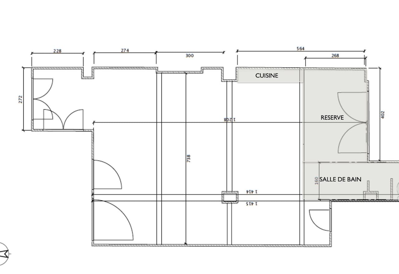 Galerie Loft en �tage avec vue sur les toits de Paris - Image 2