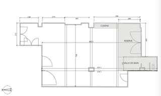 Galerie Loft en �tage avec vue sur les toits de Paris - Image 2