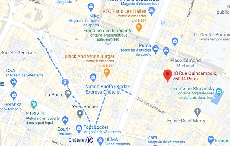 Boutique Shop Busy Area Rue Quicampoix - Image 1