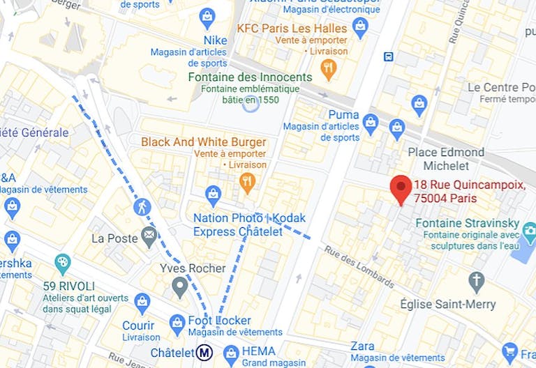 Boutique Shop Busy Area Rue Quicampoix - Image 1