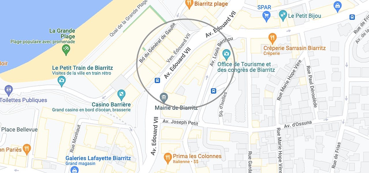 Prime Location Boutique on Avenue Edouard VII, Biarritz