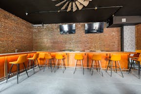 Spacious, Private Luxe Lounge w/ Exposed Brick & Woodwork - Image 9