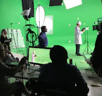 Versatile Video Studio & Pre-Lit 20’ Green Screen Cyc - Image 13