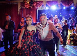 Gorgeous Space with moveable Seats and Red Velvet Curtains - Image 6