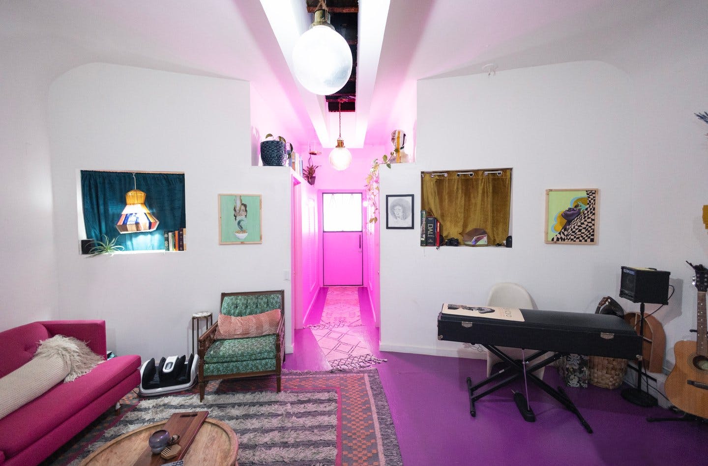 Colorful Spacious Garden Apartment in Red Hook, Brooklyn