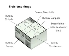 Location bureau individuel avec acc�s aux communs, dans un immeuble d'architecte coeur des Chartrons � Bordeaux - 30M2 - Image 19