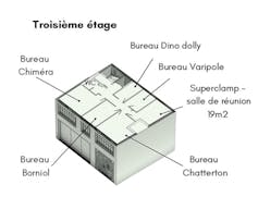 Location bureau individuel avec acc�s aux communs, dans un immeuble d'architecte coeur des Chartrons � Bordeaux - 30M2 - Image 19