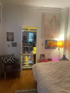Gorgeous Old School Brooklyn Apt with giant windows / maple black and white floors / molding / full of art and live plants - Image 10