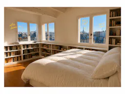 Terrasse avec vue 360 sur Paris & Appartement d'artistes - Image 7