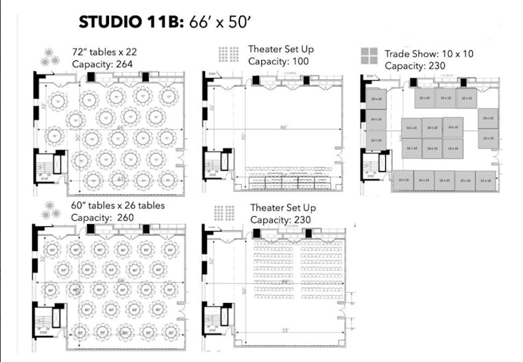 3300 sq ft, flexible white box event space and production studio - Image 3