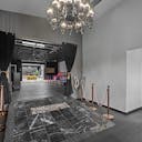 Glamorous sexy club vibe indoor outdoor flow