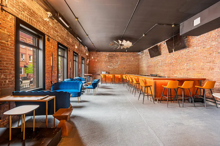 Spacious, Private Luxe Lounge w/ Exposed Brick & Woodwork - Image 0