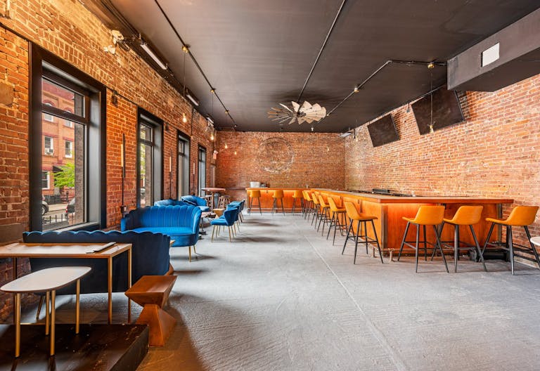 Spacious, Private Luxe Lounge w/ Exposed Brick & Woodwork - Image 0