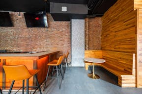 Spacious, Private Luxe Lounge w/ Exposed Brick & Woodwork - Image 8