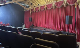 Gorgeous Space with moveable Seats and Red Velvet Curtains - Image 7