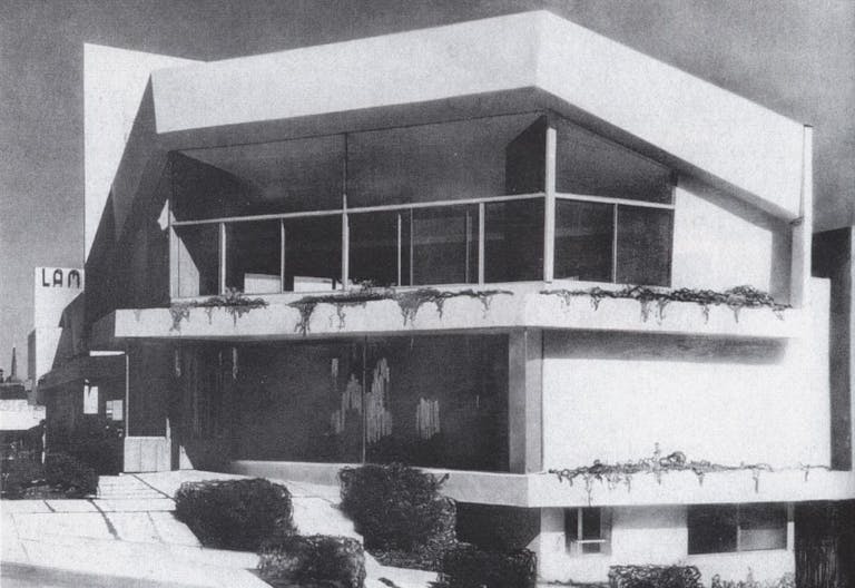 European syle Mid-Century R.M. Schindler Town House on Sunset Blvd - Image 0
