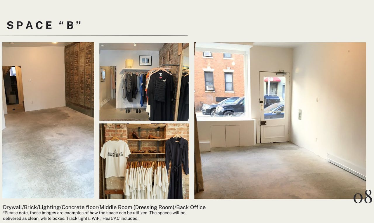 Creamy Retail Space - Williamsburg - Space "B" - Image 1