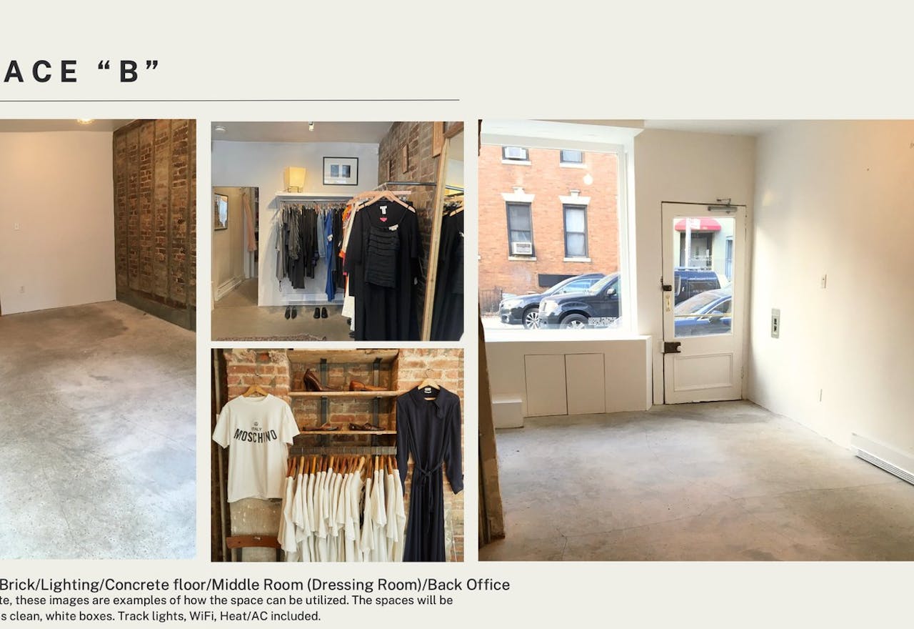 Creamy Retail Space - Williamsburg - Space "B" - Image 1