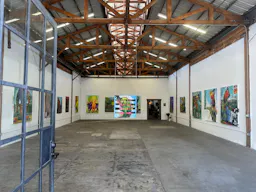 Contemporary Art Gallery with Living Room - Image 1