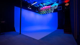CYC Wall ground North Hollywood film studio green screen tech blue backdrops - Image 4
