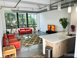 Modern Bohemian Artist Lounge and Event Space with Rooftop Access in DTLA - Image 1