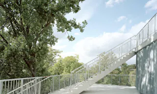 Brutalist Event & Retail Space with Rooftop and Garden - Image 7