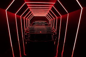 Large blackout studio with high ceilings, a Sport Bike, controllable sound synchronized RGB Lights, and RGB Tunnel for car photo and video shoots - Image 4