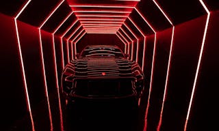 Large blackout studio with high ceilings, a Sport Bike, controllable sound synchronized RGB Lights, and RGB Tunnel for car photo and video shoots - Image 4