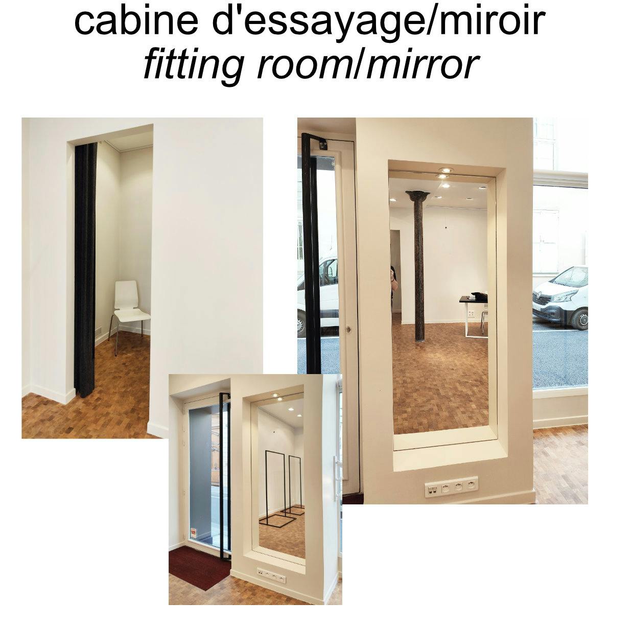 Modern 37 sqm Gallery and Showroom in Le Marais