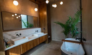 Concrete Oasis: A Villa Retreat with Poolside Serenity - Image 17