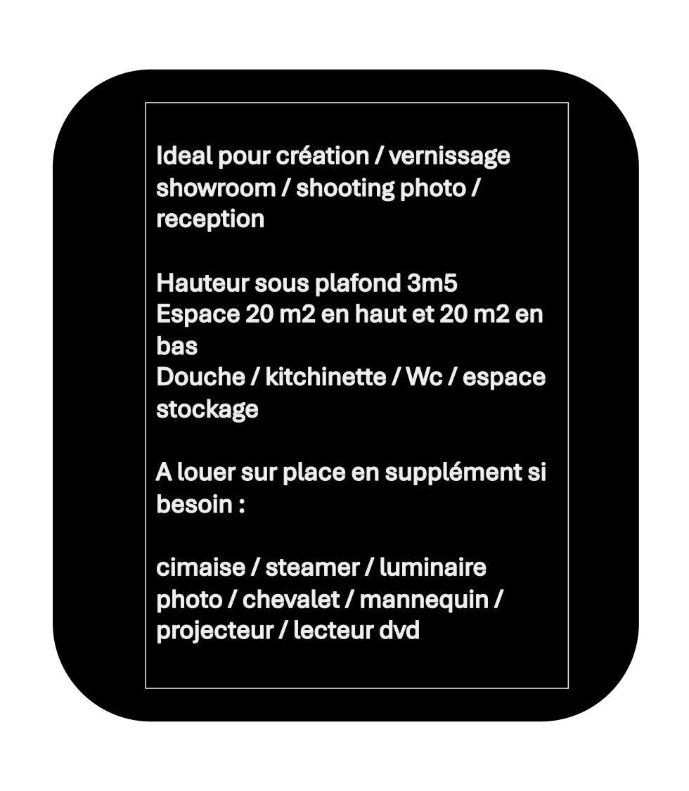 Creative Atelier and Gallery Space in Paris 17th Arrondissement