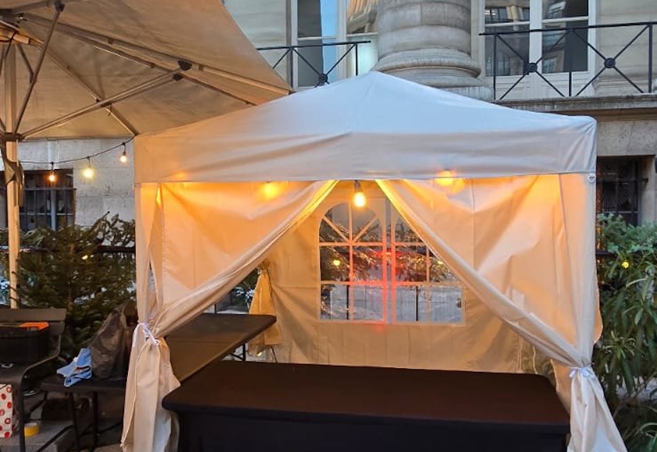 Tente Pop-up 4m2 sur terrasse �ph�m�re d'hiver - Image 1