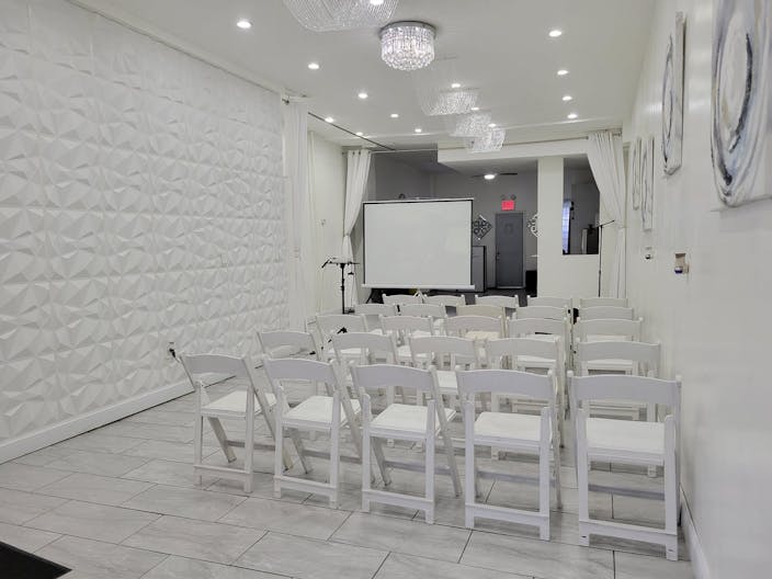 All White,  Intimate and Elegant Event Venue - Image 3