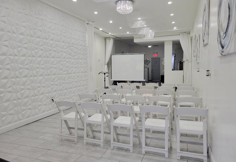 All White, Intimate and Elegant Event Venue - Image 3