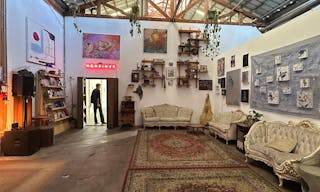 Contemporary Art Gallery with Living Room - Image 7