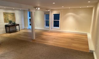 A modern retail space with attached garden and garden office - Image 1