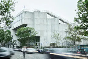 Brutalist Event & Retail Space with Rooftop and Garden - Image 2