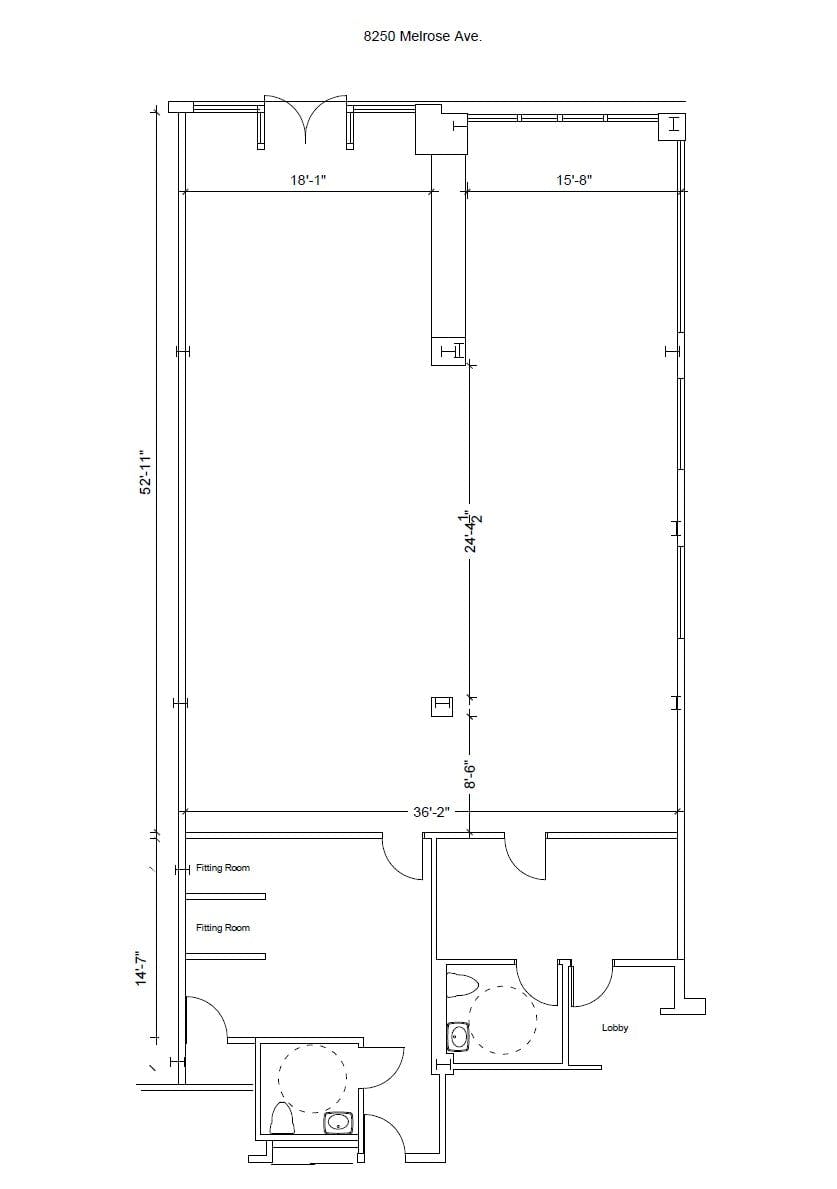 Ground Floor Retail and Pop-Up Space on Melrose Avenue