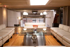 Stunning Mezzanine Lounge Overlooking Classic Car Showroom - Image 6
