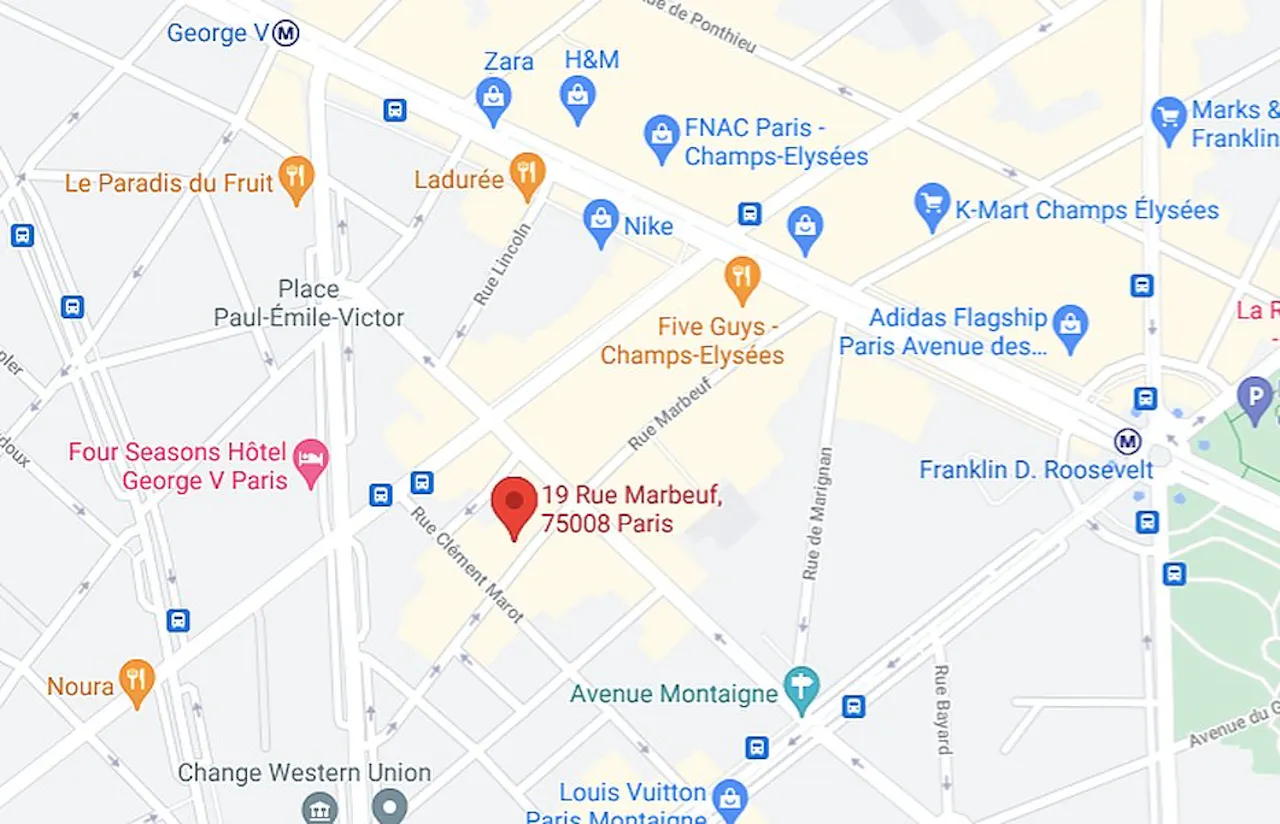 Prime Location Boutique Triangle d'Or - Rue Marbeuf - Image 1